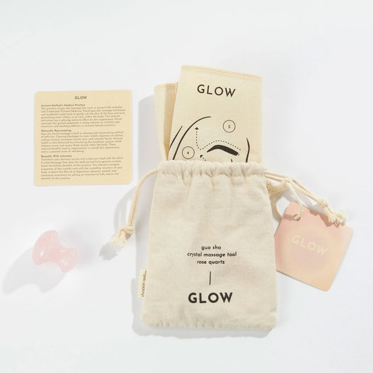 Glow Gua Sha Crystal Massage Tool - Plastic Free