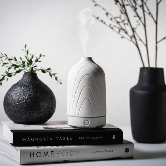 White Ceramic Wave Diffuser