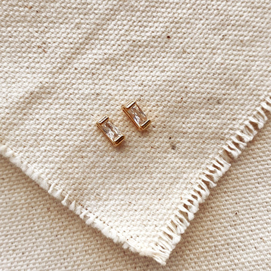 Baguette Stud Earrings