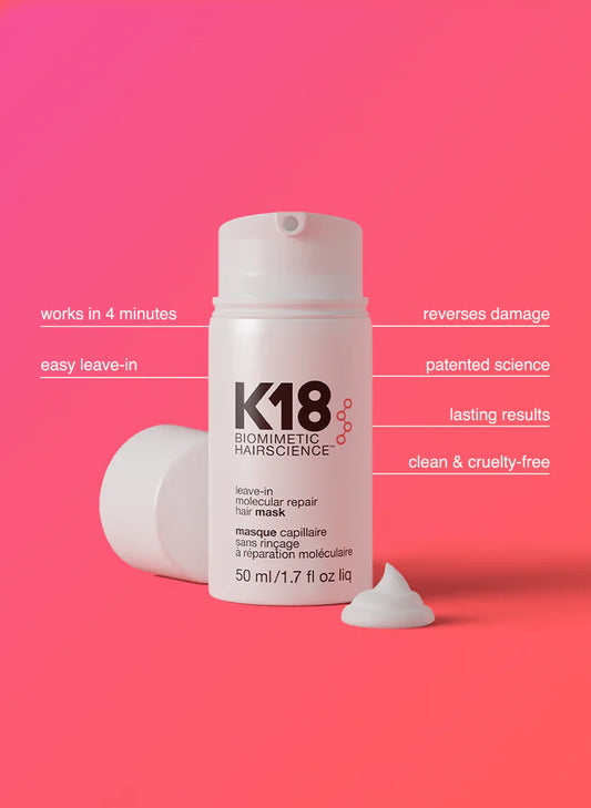 K18 leave-in molecular repair hair mask