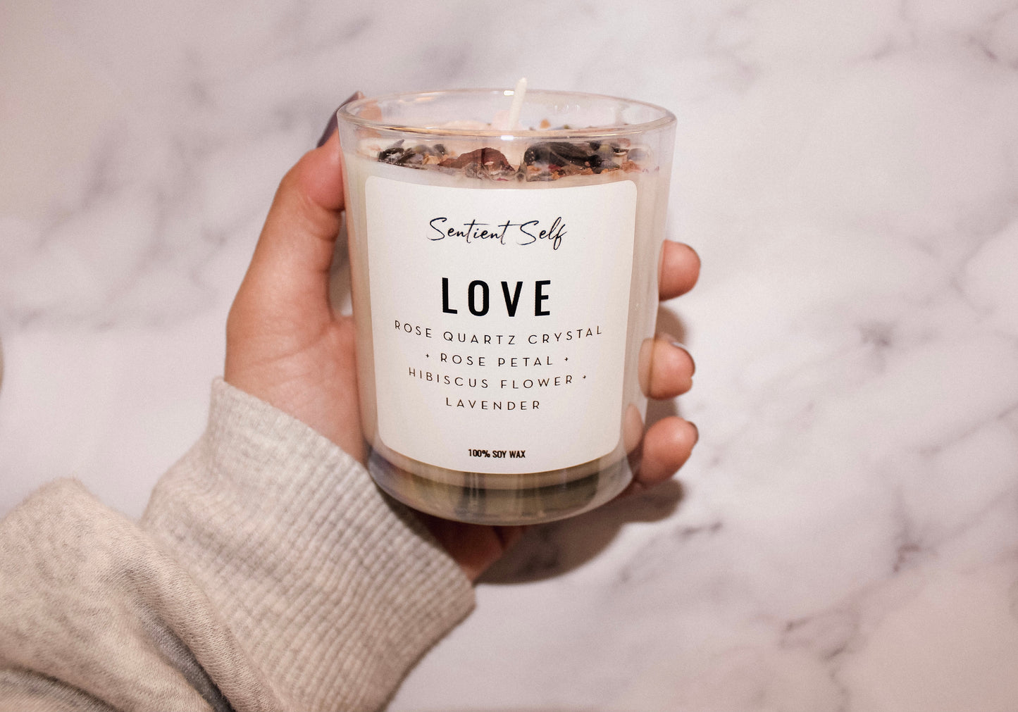 Love Crystal Candle